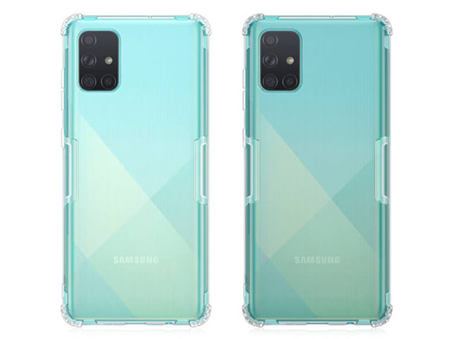 Чехол Nillkin Nature case для Samsung Galaxy A51 (серый, гелевый)