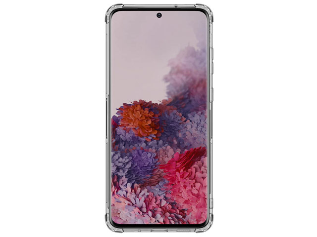 Чехол Nillkin Nature case для Samsung Galaxy S20 plus (серый, гелевый)