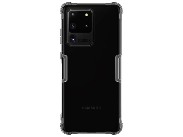 Чехол Nillkin Nature case для Samsung Galaxy S20 ultra (серый, гелевый)