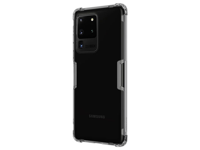 Чехол Nillkin Nature case для Samsung Galaxy S20 ultra (серый, гелевый)