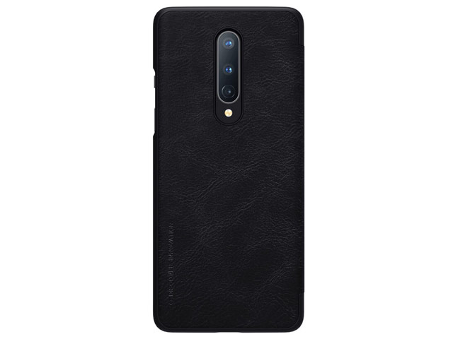 Чехол Nillkin Qin leather case для OnePlus 8 (черный, кожаный)