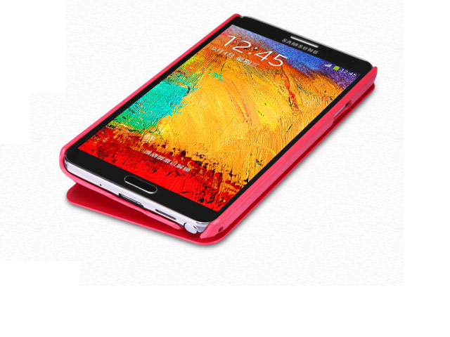 Чехол Nillkin Side leather case для Samsung Galaxy Note 3 N9000 (красный, кожанный)