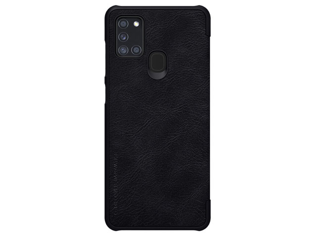 Чехол Nillkin Qin leather case для Samsung Galaxy A21s (черный, кожаный)