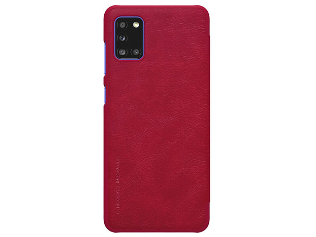 Чехол Nillkin Qin leather case для Samsung Galaxy A31 (красный, кожаный)