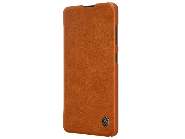 Чехол Nillkin Qin leather case для Samsung Galaxy A41 (коричневый, кожаный)