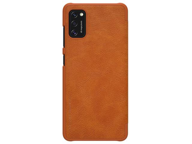 Чехол Nillkin Qin leather case для Samsung Galaxy A41 (коричневый, кожаный)