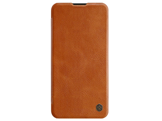 Чехол Nillkin Qin leather case для Samsung Galaxy A51 (коричневый, кожаный)