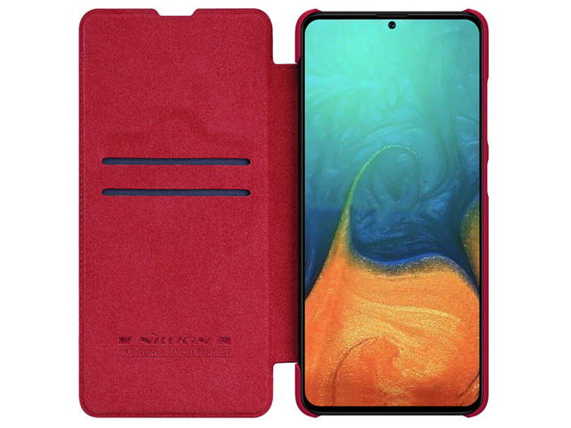 Чехол Nillkin Qin leather case для Samsung Galaxy A51 (красный, кожаный)