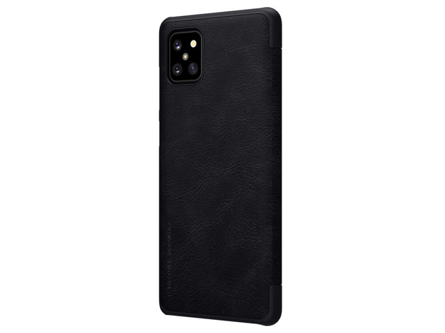 Чехол Nillkin Qin leather case для Samsung Galaxy Note 10 lite (черный, кожаный)