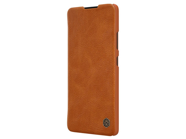 Чехол Nillkin Qin leather case для Samsung Galaxy S10 lite 2020 (коричневый, кожаный)