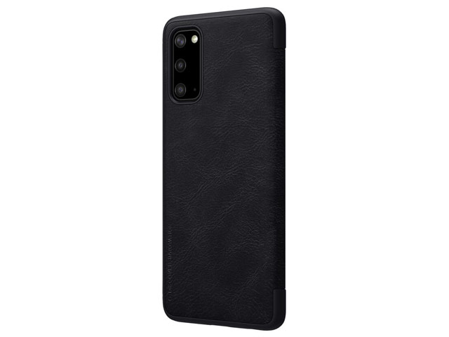 Чехол Nillkin Qin leather case для Samsung Galaxy S20 (черный, кожаный)