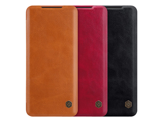 Чехол Nillkin Qin leather case для Samsung Galaxy S20 (черный, кожаный)
