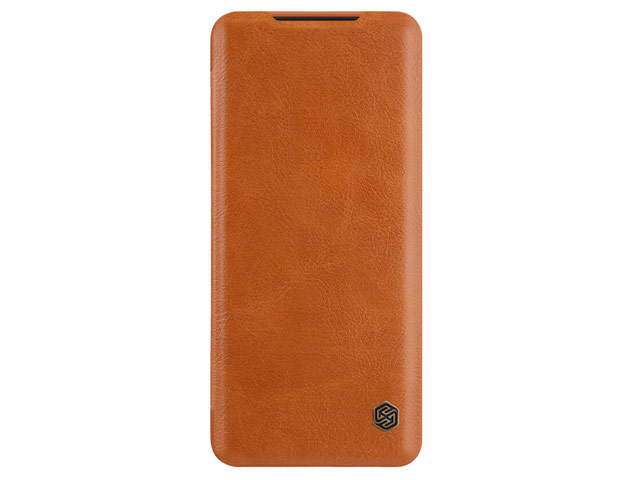 Чехол Nillkin Qin leather case для Samsung Galaxy S20 (коричневый, кожаный)