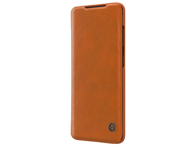 Чехол Nillkin Qin leather case для Samsung Galaxy S20 (коричневый, кожаный)