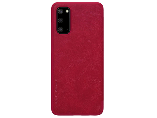 Чехол Nillkin Qin leather case для Samsung Galaxy S20 (красный, кожаный)