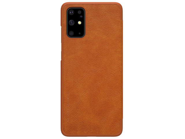 Чехол Nillkin Qin leather case для Samsung Galaxy S20 plus (коричневый, кожаный)