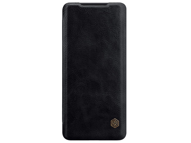 Чехол Nillkin Qin leather case для Samsung Galaxy S20 ultra (черный, кожаный)