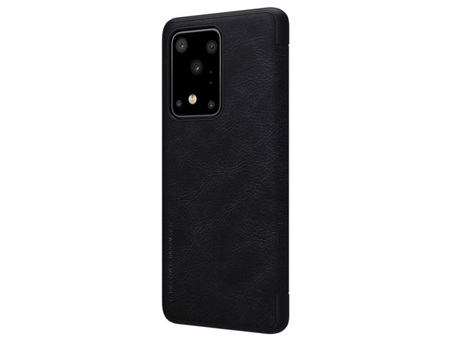 Чехол Nillkin Qin leather case для Samsung Galaxy S20 ultra (черный, кожаный)