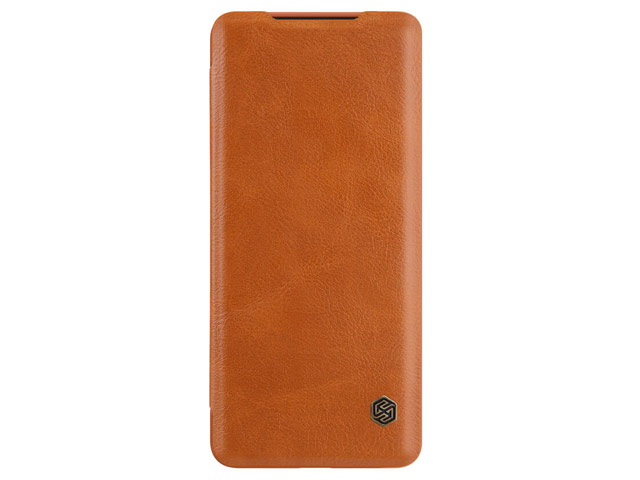 Чехол Nillkin Qin leather case для Samsung Galaxy S20 ultra (коричневый, кожаный)