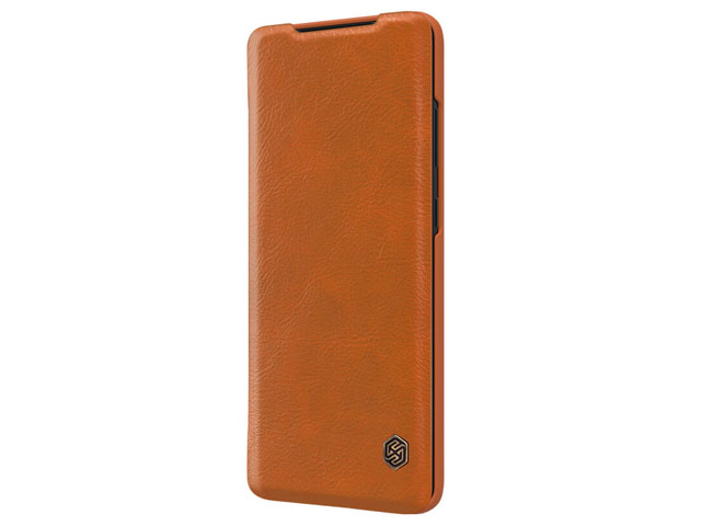 Чехол Nillkin Qin leather case для Samsung Galaxy S20 ultra (коричневый, кожаный)