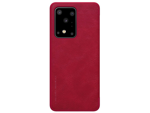 Чехол Nillkin Qin leather case для Samsung Galaxy S20 ultra (красный, кожаный)