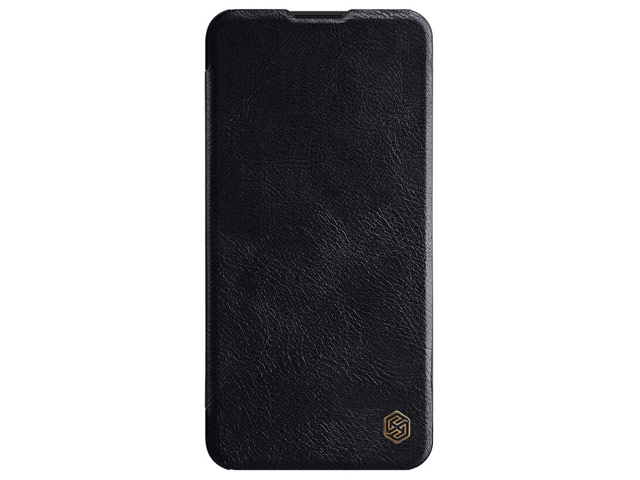 Чехол Nillkin Qin leather case для Xiaomi Mi 10 (черный, кожаный)