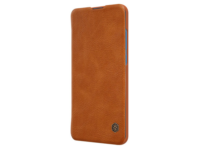Чехол Nillkin Qin leather case для Xiaomi Mi 10 (коричневый, кожаный)