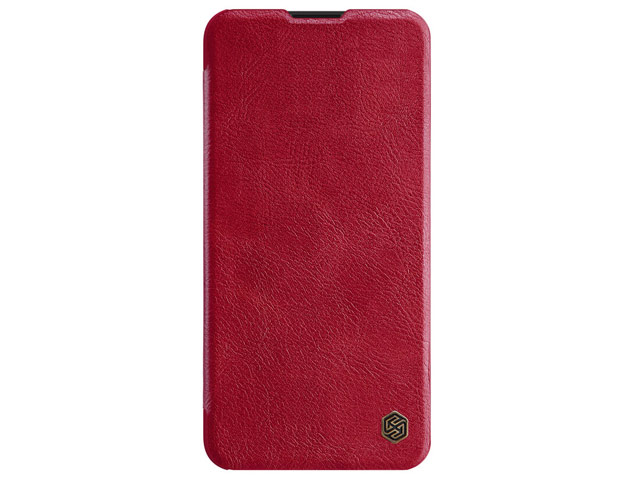 Чехол Nillkin Qin leather case для Xiaomi Mi 10 pro (красный, кожаный)