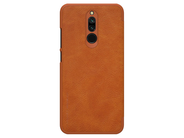 Чехол Nillkin Qin leather case для Xiaomi Redmi 8 (коричневый, кожаный)