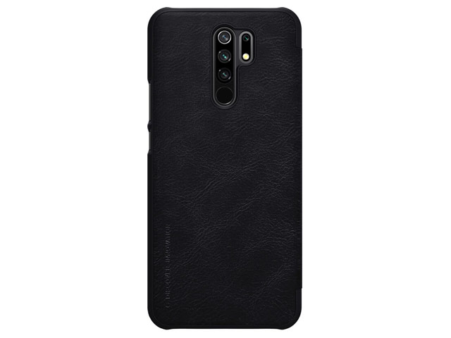 Чехол Nillkin Qin leather case для Xiaomi Redmi 9 (черный, кожаный)