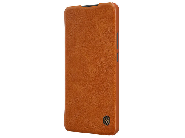 Чехол Nillkin Qin leather case для Xiaomi Redmi 9 (коричневый, кожаный)