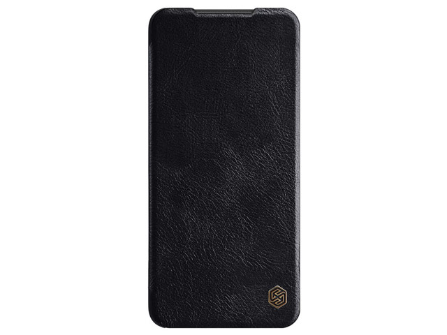 Чехол Nillkin Qin leather case для Xiaomi Redmi Note 9S/9 pro (черный, кожаный)