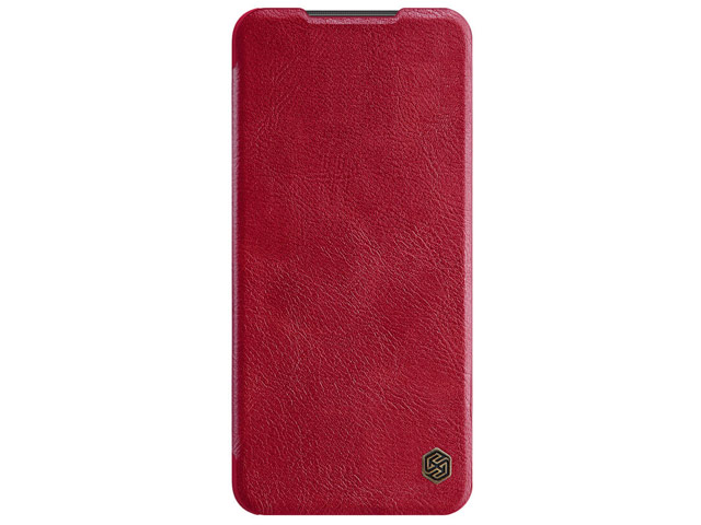 Чехол Nillkin Qin leather case для Xiaomi Redmi Note 9S/9 pro (красный, кожаный)