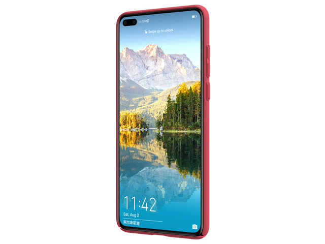 Чехол Nillkin Hard case для Huawei P40 (красный, пластиковый)