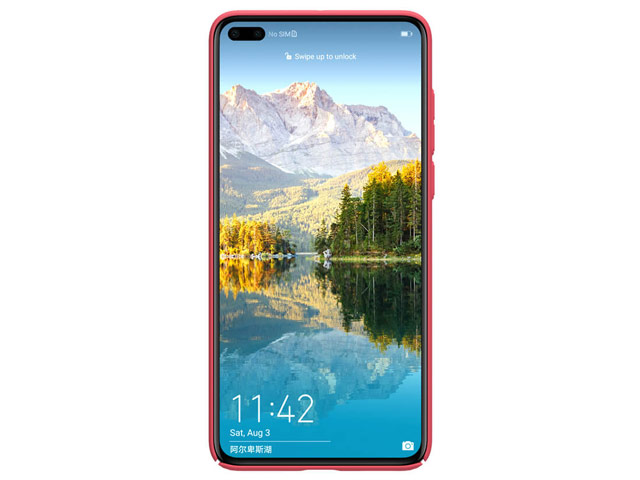 Чехол Nillkin Hard case для Huawei P40 (красный, пластиковый)
