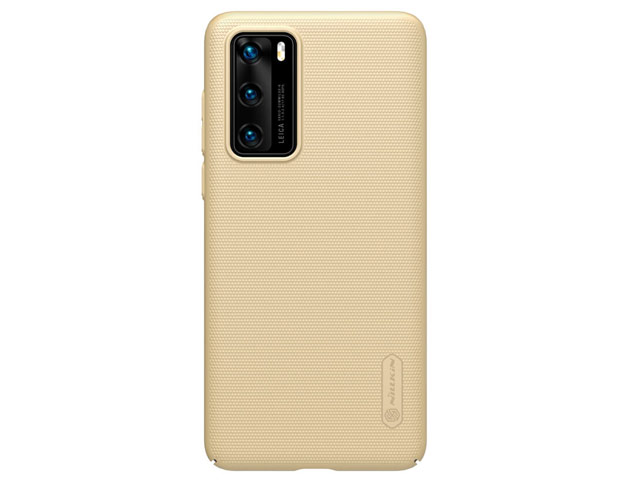 Чехол Nillkin Hard case для Huawei P40 (золотистый, пластиковый)