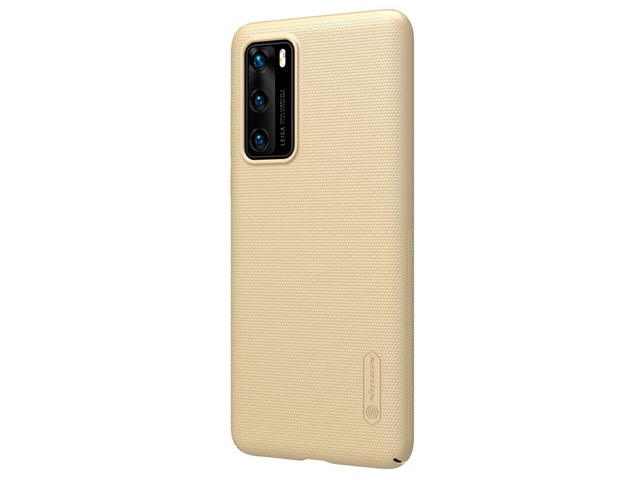 Чехол Nillkin Hard case для Huawei P40 (золотистый, пластиковый)