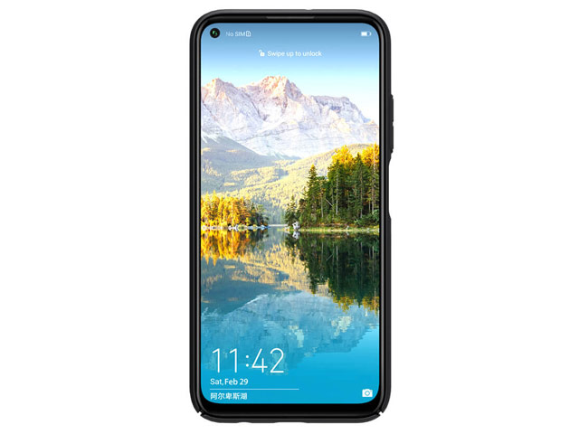 Чехол Nillkin Hard case для Huawei P40 lite (черный, пластиковый)