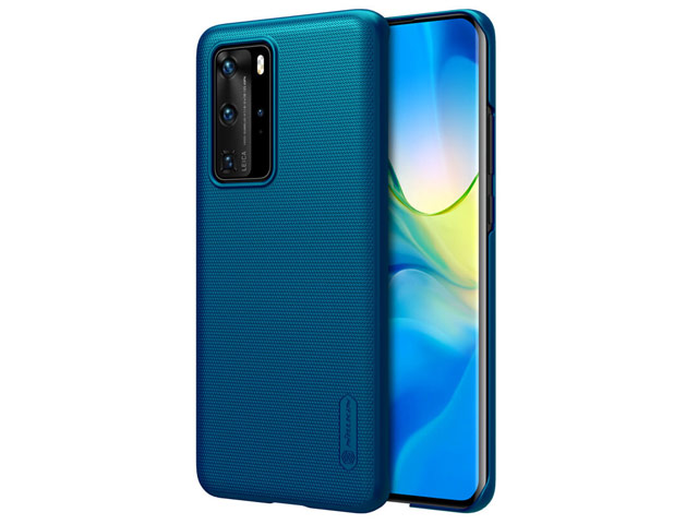 Чехол Nillkin Hard case для Huawei P40 pro (синий, пластиковый)