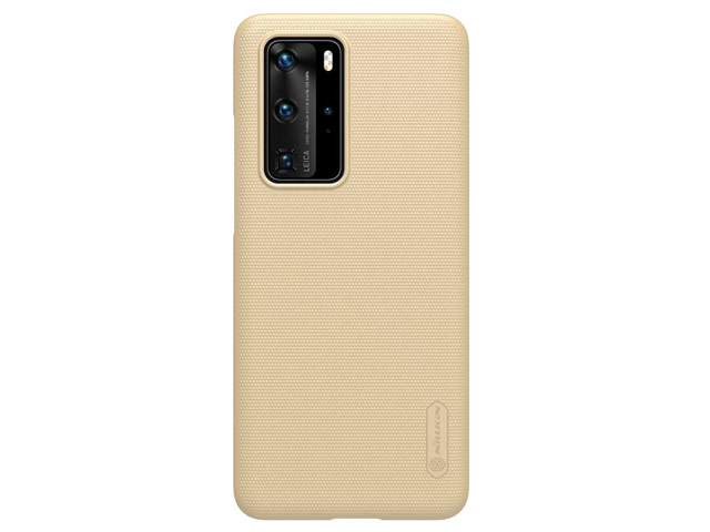 Чехол Nillkin Hard case для Huawei P40 pro (золотистый, пластиковый)