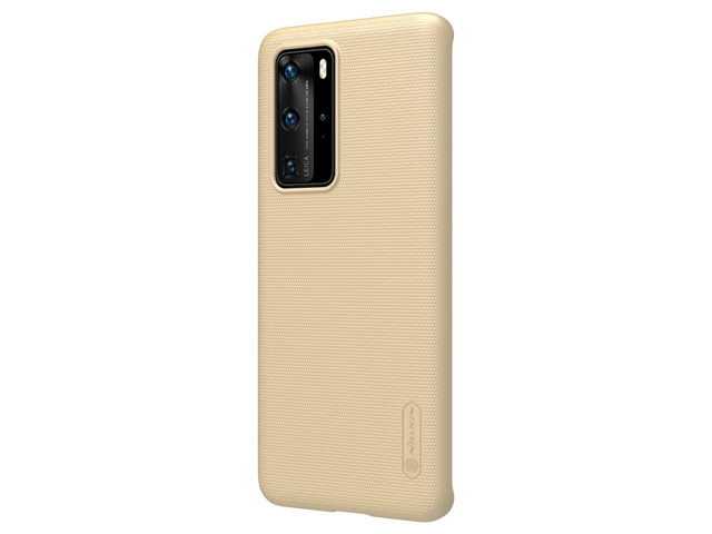Чехол Nillkin Hard case для Huawei P40 pro (золотистый, пластиковый)