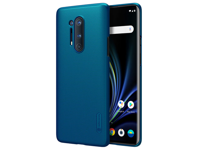 Чехол Nillkin Hard case для OnePlus 8 pro (синий, пластиковый)