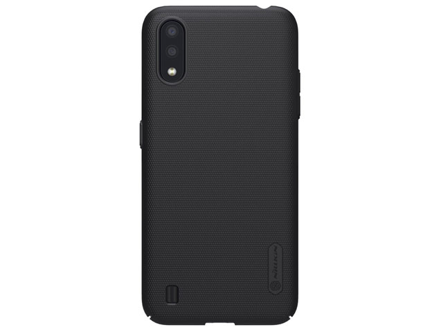 Чехол Nillkin Hard case для Samsung Galaxy A01 (черный, пластиковый)