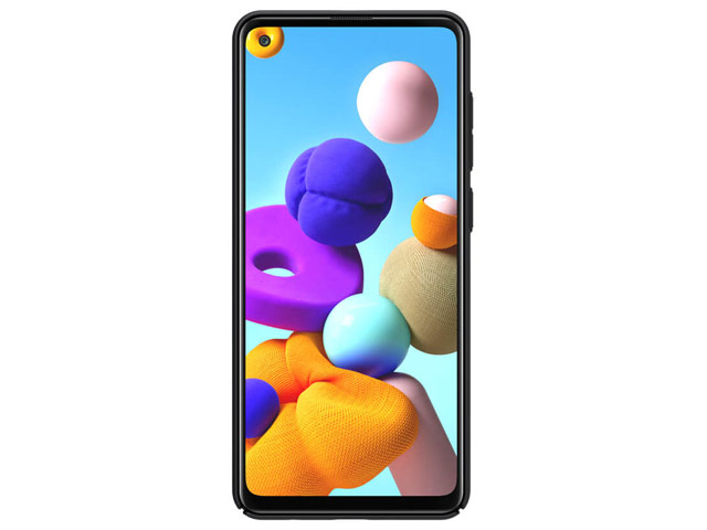 Чехол Nillkin Hard case для Samsung Galaxy A21s (черный, пластиковый)