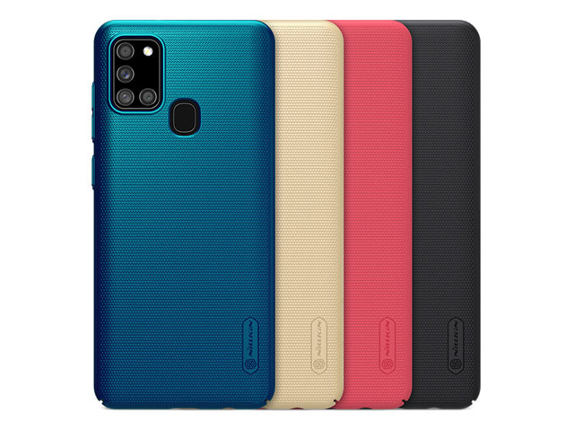 Чехол Nillkin Hard case для Samsung Galaxy A21s (черный, пластиковый)