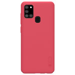 Чехол Nillkin Hard case для Samsung Galaxy A21s (красный, пластиковый)