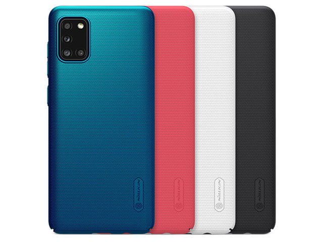 Чехол Nillkin Hard case для Samsung Galaxy A31 (красный, пластиковый)