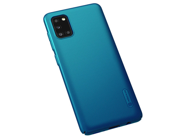 Чехол Nillkin Hard case для Samsung Galaxy A31 (синий, пластиковый)