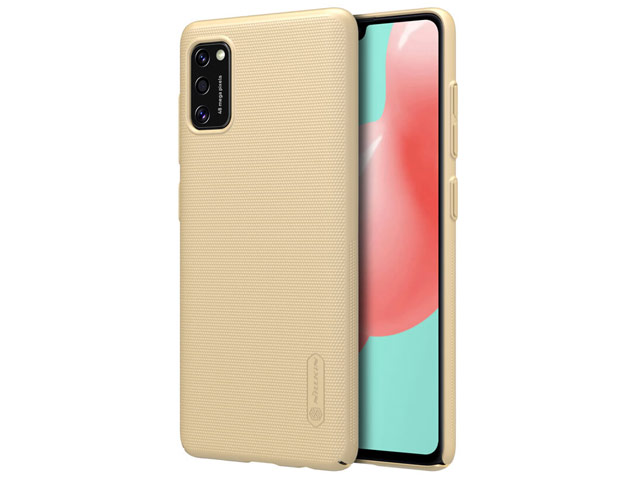 Чехол Nillkin Hard case для Samsung Galaxy A41 (золотистый, пластиковый)