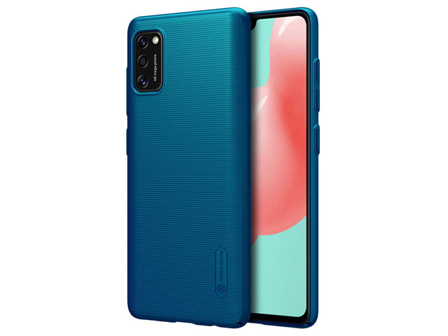 Чехол Nillkin Hard case для Samsung Galaxy A41 (синий, пластиковый)